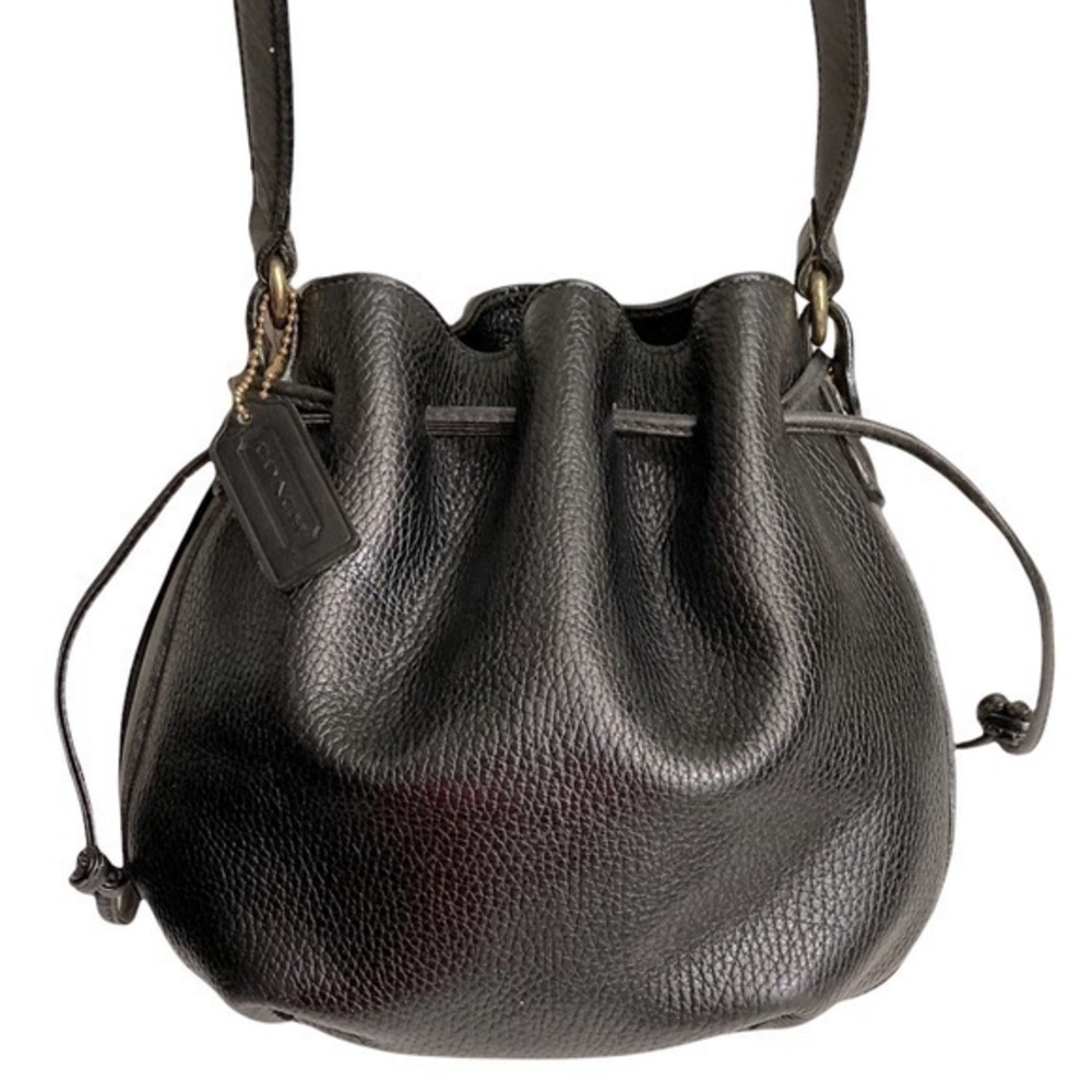 Coach vintage leather Sheridan Marietta Drawstring Bag 4219 RARE made in Italy